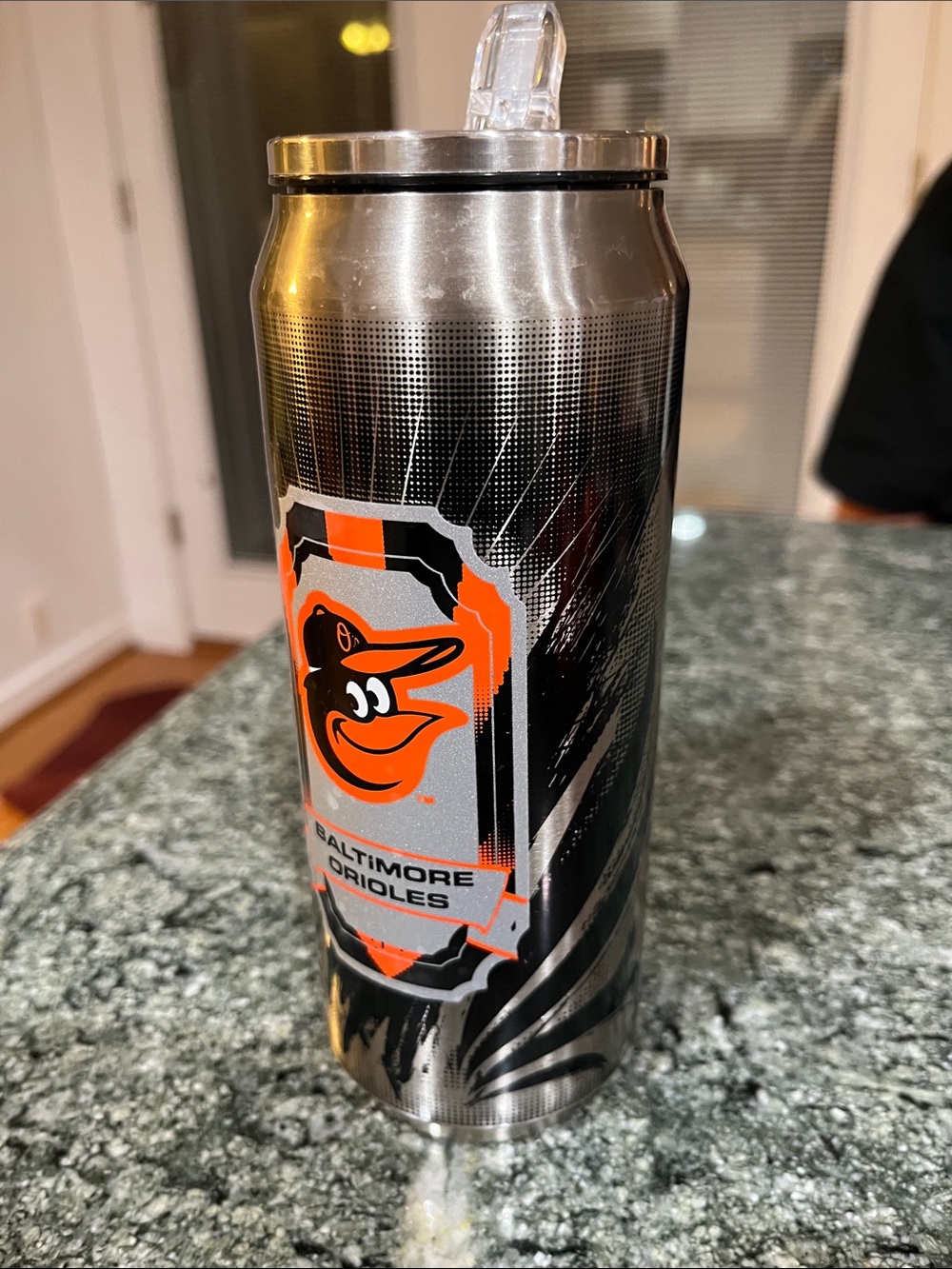 Duck House Baltimore Orioles Stainless Steel Tumbler - Black & Orange